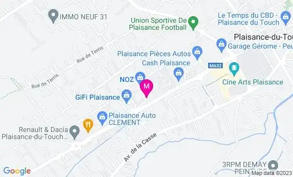 Localisation Brasserie L