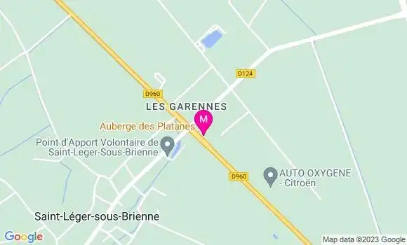 Localisation Auberge des Platanes