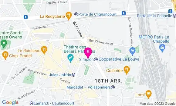 Localisation Restaurant  Monsieur Joe