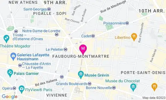 Localisation Restaurant  Le Faubourg