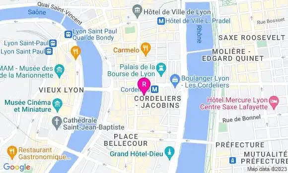 Localisation Restaurant  Bouchon Tupin