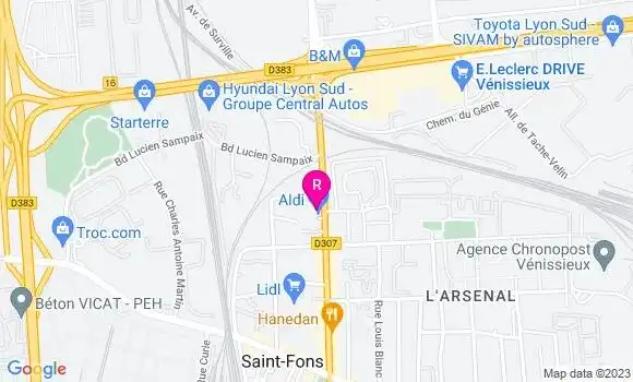 Localisation Restaurant  Le Tounsi