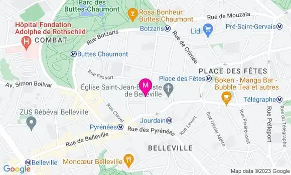 Localisation Restaurant Chinois Le Cheval d