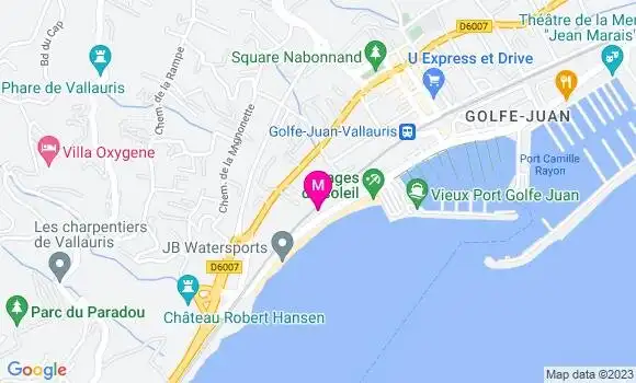 Localisation Restaurant  Le Vieux Rocher
