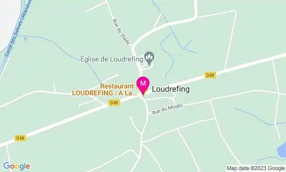 Localisation Restaurant  A la Croix de Lorraine