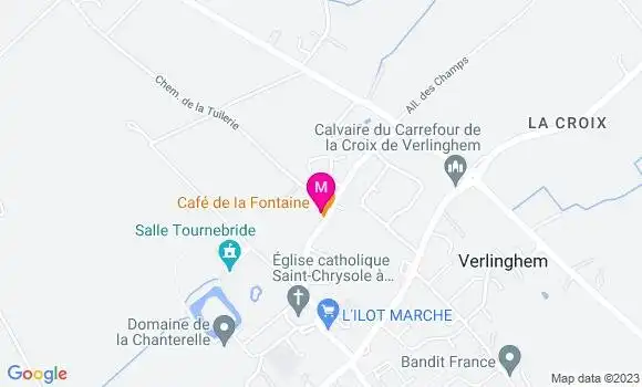 Localisation Restaurant  Café de la Fontaine