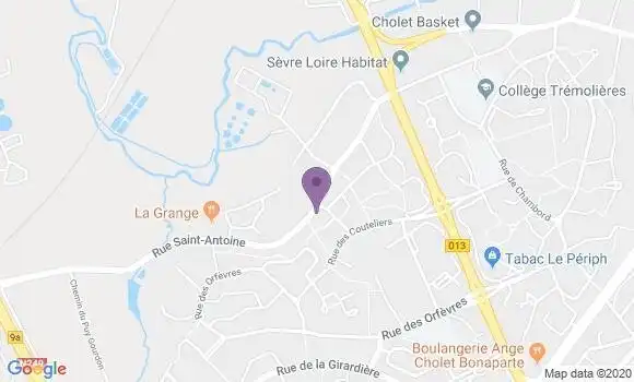 Localisation Restaurant  La Grange