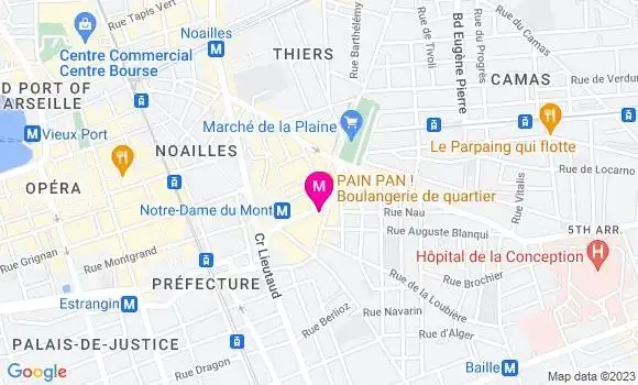 Localisation Restaurant Thaï Le Pavillon Thaï