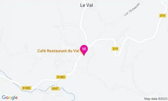 Localisation Restaurant du Val