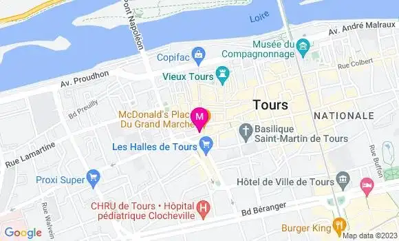 Localisation Café Les Trois Ecritoires