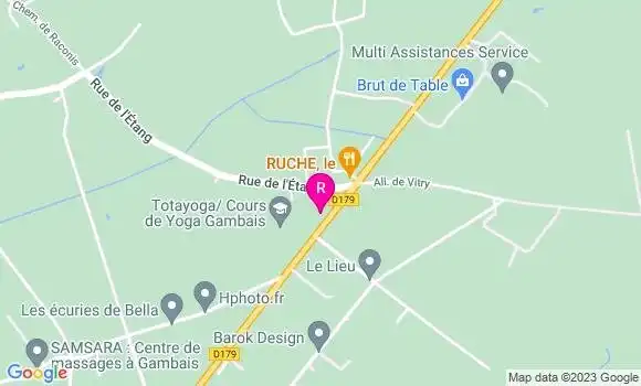 Localisation Restaurant  Ruche