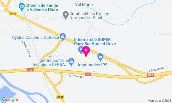 Localisation Pizzeria Les Toques de la Pizza
