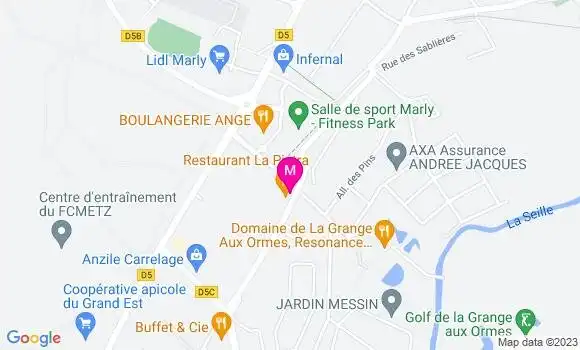 Localisation Restaurant  La Pietra