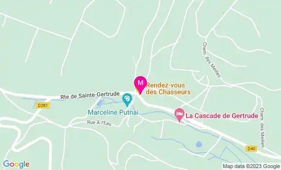 Localisation Restaurant  Au Rendez Vous des Chasseurs
