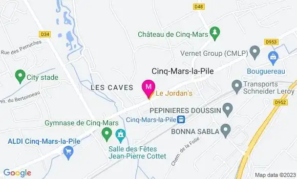 Localisation Restaurant  Le Jordan