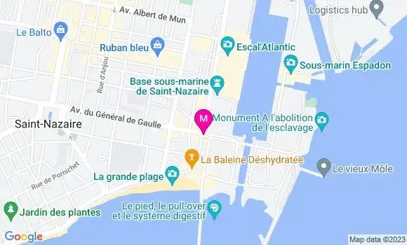 Localisation Restaurant  Le Ponton