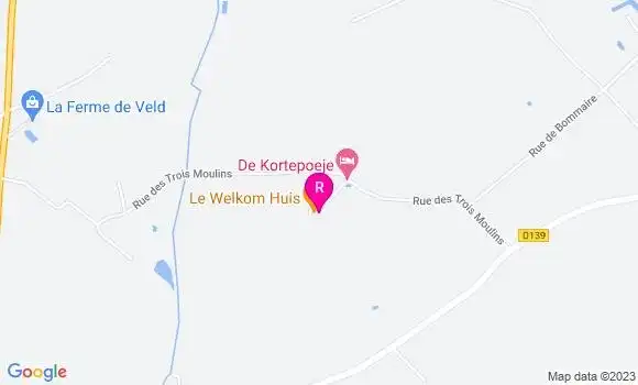 Localisation Restaurant  Le Welkom Huis
