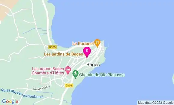 Localisation Café Les Jardins de Bages