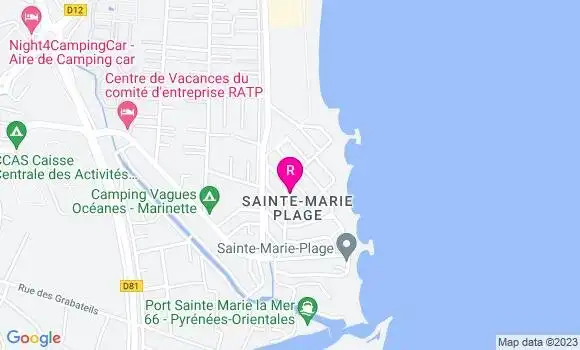 Localisation Restaurant  Chez Papi au Port