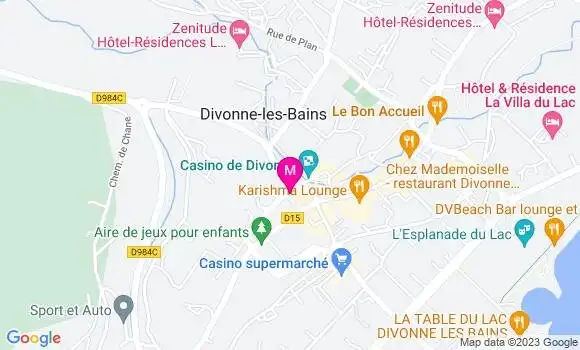 Localisation Restaurant  La Suite