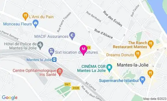 Localisation Restaurant  Le Franklin