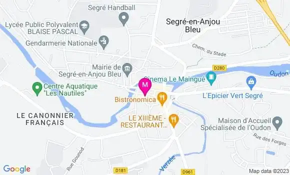 Localisation Restaurant Cambodgien Le Jardin d
