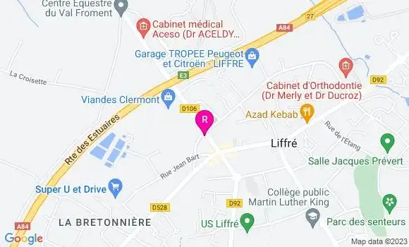 Localisation Le Bistrot