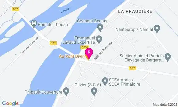 Localisation Restaurant  Au Pont Divin