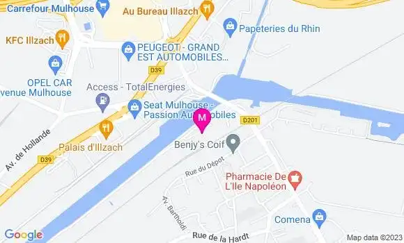 Localisation Restaurant  Poisson Rouge