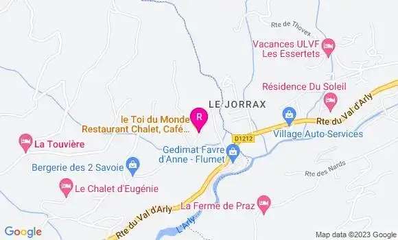 Localisation Restaurant  Le Toi du Monde