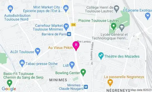 Localisation Restaurant Chinois Au Vieux Pékin