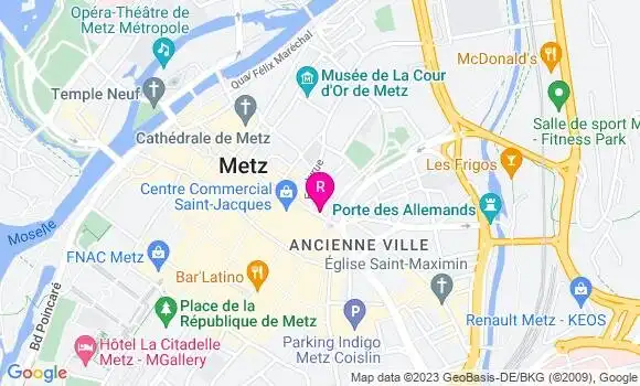 Localisation Restaurant  Chez des Amis