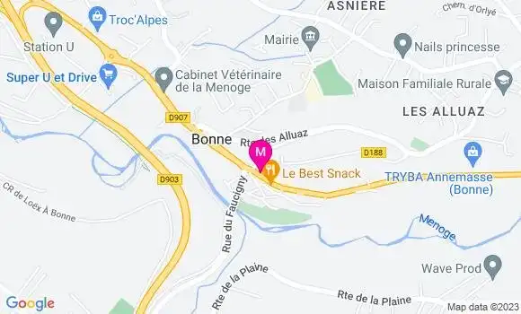 Localisation Restaurant  Le Palmier