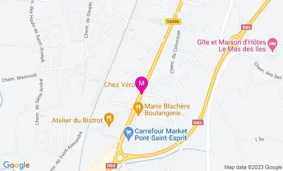 Localisation Restaurant  Chez Véro