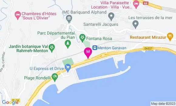 Localisation Restaurant  L