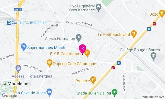 Localisation Restaurant  Marjo Green