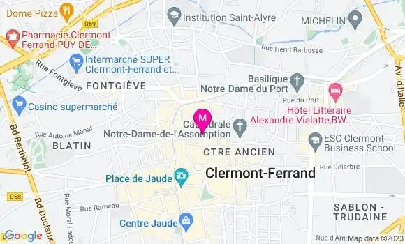Localisation Restaurant  Le Devant
