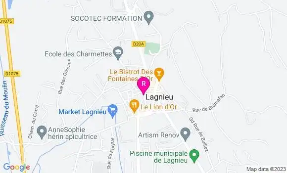 Localisation Crêperie Au Palet du Breton