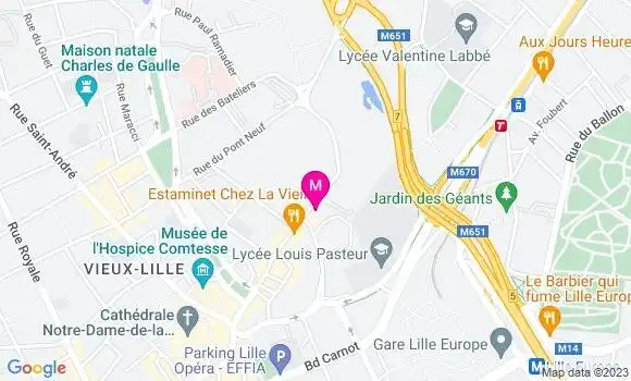 Localisation Restaurant  La Table de Tony