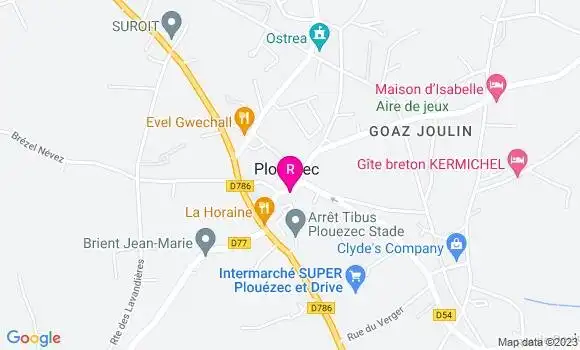 Localisation Restaurant le Voyageur