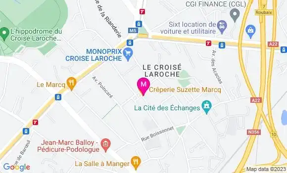 Localisation Crêperie Suzette