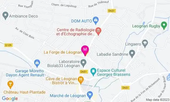 Localisation Restaurant  La Forge