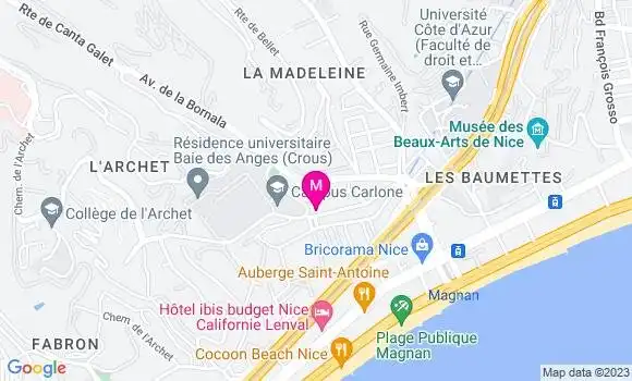 Localisation Pub Carlone