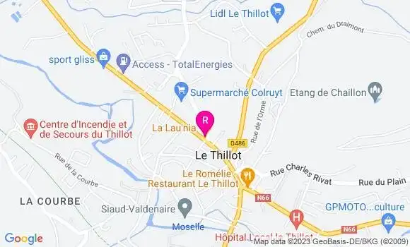 Localisation Restaurant  La Lau