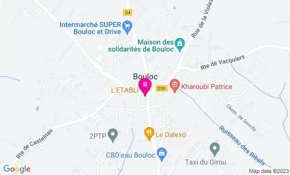 Localisation Restaurant  L