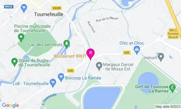 Localisation Restaurant  Brut