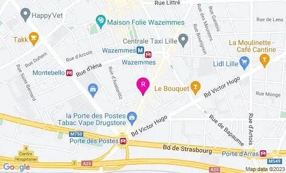 Localisation Restaurant  L