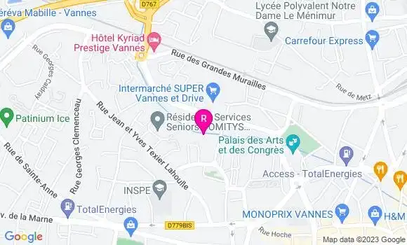 Localisation Restaurant  M