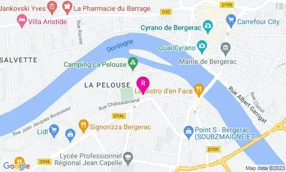 Localisation Restaurant  La Cabane
