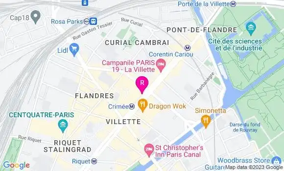 Localisation Restaurant  Bo Bun Flandre